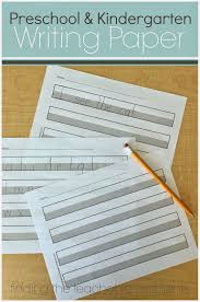 Preschool And Kindergarten Writing Paper Kindergarten Writing Kindergarten Writing Paper Preschool Writing