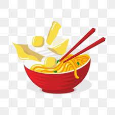 Lapsha Ramen Aziatskoj Kuhni V Krasnuyu Misku S Illyustraciej Pishevoj Klipart Pitanie Lapsha Png I Vektor Png Dlya Besplatnoj Zagruzki Mangkuk Ramen Makanan Cina
