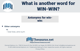Synonyms For Win Win Thesaurus Net