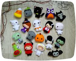 Adornos De Halloween Juego De 19 Lindo Adorno De Por Mymagicfelt Felt Halloween Felt Ornaments Halloween Ornaments