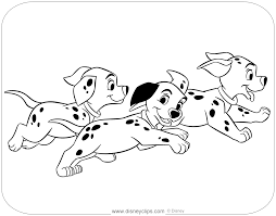 101 dalmatians coloring pages for kids. 101 Dalmatians Coloring Pages Disneyclips Com