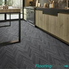 Even better, linoleum is antibacterial and antistatic, making it hygienic and easy to clean. Non Slip Black Chevron Oak Style Vinyl Flooring Lino Kitchen Bathroom 2 3 4m Ebay
