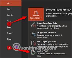 Powerpoint is microsoft's proprietary presentation software that lets you create digital slideshows utilizing a variety of media. How To Lock And Unlock Powerpoint File To Edit