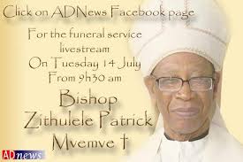 Here is the link to watch the Funeral Service of the late Bishop Mvemve of  Klerksdrop Diocese, tomorrow as he will be given his last respect. Eternal  Rest grant unto him oh