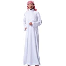 Ksh Men 39 S Muslim Solid White Business Saudi Arabic Thobe At Amazon Men S Clothing Store Muslim Men Clothing Arabic Clothing Clothes