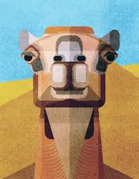 Life As Illustrated Geometric Art Spirit Animal Art Camels Art
