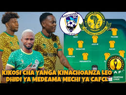 Kikosi cha YANGA SC Kinachoanza leo Dhidi ya MEDEAMA Mechi ya Ligi ya  Mabingwa Afrika 2023/2024