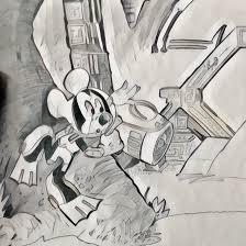 Mais Qu Est Ce Que C Est Que Mickey In Subnautica Project Loupclier Drawing Art Dessin Subnautica Disney Mickey Art Humanoid Sketch Mickey