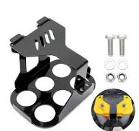 Kojem Battery Hold for Optima Group 34/78 Down Tray Box Truck Battery Mount  Steel Mounting Bracket Black