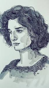 A little ink portrait whilst