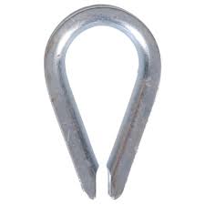 Hardware Essentials 3 16 In Wire Rope Thimble In Zinc Plated 10 Pack 322204 0 Steel Chain Rope Clamp Plating
