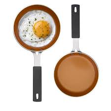 Mini Egg 5 5 Copper Core Non Stick Frying Pan Gotham Steel Ceramic Coating Frying Pan