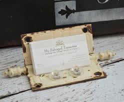 Linen trendy minimalist professional business card. Old Door Hinge Business Card Holder Business Card Displays Business Card Holders Craft Show Displays