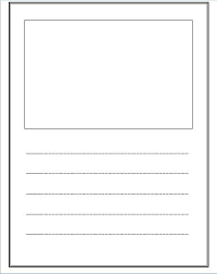 • do not write outside the box around each page or on blank pages. Free Lined Paper With Space For Story Illustrations Checkout The Other Free Writing Templates On Lined Writing Paper Writing Templates Writing Paper Template