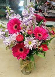 Forget me not flowers bouquet. Lavender Fuchsia Birthday Surprise Birthday Flowers Bouquet Flower Arrangements Flowers