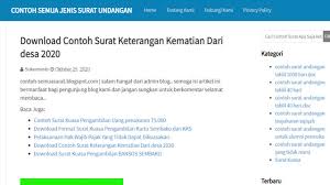 Agar dapat membuat sku, maka dibutuhkan surat keterangan usaha dari rt sebagai pengantar ke kelurahan atau kantor desa. Contoh Surat Resmi Home Facebook