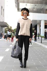 South Korea Street Style Seoul Fashion Week Estilo Feminino Tipos De Rosto Looks