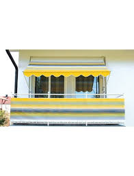 Angerer Freizeitmobel Klemmmarkise Gelb Grau Gestreift Markise Bau Graue Streifen