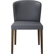 Curran Side Chair Crate And Barrel Leather Dining Chairs Modern Grey Leather Dining Chair Gray Dining Chairs