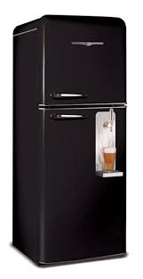 Looking to buy a mini beer fridge for your man cave? My New Favorite Appliance Retro Northstar Fridge With Beer Tap