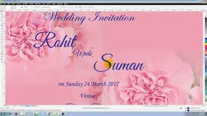 A party is the perfect way to express your friendship or affection for the honoree. Coreldraw X5 How To Make Wedding Invitation Wedding Invitation Cards Wedding Invitations Invitation Cards