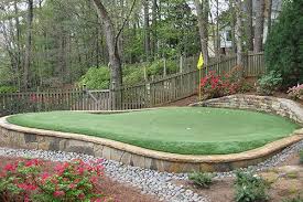 If you push things too far out into the yard, you may not use them. a backyard putting green has such a great social element to it that you'll use it a lot. Tour Greens Backyard Putting Green Cost