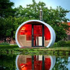 Luxus Gartensauna Relaxpipe L Gartensauna Saunafass Sauna