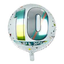 Maybe you would like to learn more about one of these? Buy Double Digits 10th Birthday 18 Inch Foil Helium Balloon For Gbp 2 79 Card Factory Uk