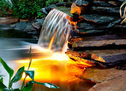 Solar Power Pond Lights