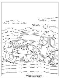 free cars coloring pages for download printable pdf