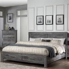 Rustic furniture depot is the largest rustic, farmhouse, western furniture and accessories store in the united states. Vidalia 6 Piece Bedroom Set W Storage In Rustic Gray Oak Finish By Acme 27330