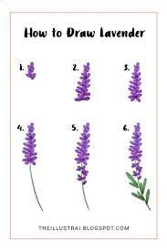 67 Ideas Drawing Tutorial Flower Step By Step Water Colors For 2019 Watercolor Paintings Easy Flower Drawing Lavender Paint