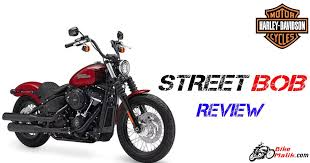Harley Davidson Street Bob Review Bike Malik