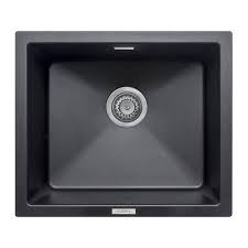 Maybe you would like to learn more about one of these? Schon Windermere Universal Undermount 1 0 Deep Bowl Black Quartz Effect Kitchen Sink With Waste 533 X 457 Victoriaplum Com