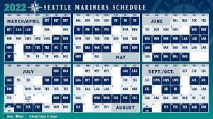 Seattle Mariners On Twitter: "We'll Open The '22 Season At Home On March 31  Vs. The Tigers! Full Schedule 🗓 Https://T.co/D9Se4Hyrbp  Https://T.co/Eyvr8Ampfz" / Twitter