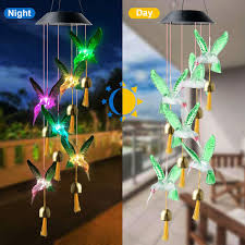 Ideas to throw an indoor garden party bridal shower. Buy Zhengshizuo Hummingbird Wind Chimes Mom Birthday Gift Party Night String Light Outdoor Indoor Garden Decor Hummingbird Gifts Solar Door Bells Online In Vietnam B08gqqzxtn