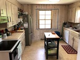 Knotty pine kitchen cabinets are beautiful, unique, and affordable and offer a rustic, old world kind of look that offers versatility and charm to many home settings. 51 Year Old Knotty Pine Cabinets Restored I Want Granite Too Old