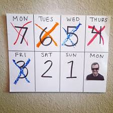 Countdown Calendar For Out Of Town Parents Countdown Calendar Countdown For Kids Kids Calendar