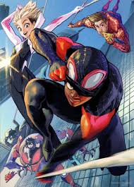 Into The Spider Verse By Yusuke Murata Comicbooks The frenetic animation and freewheeling story offer audiences a sense of boundless dynamism. into the spider verse by yusuke murata