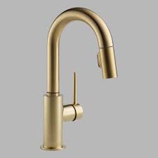 Check spelling or type a new query. Trinsic Pull Down Bar Faucet With Magnatite And Diamond Seal Technology Champagne Bronze Kitchen Faucet Brass Kitchen Faucet