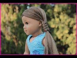 American Girl Doll Disney Frozen Elsa Hairstyle Inspired By Cutegirlshairstyles American Girl Hairstyles American Girl Doll Hairstyles Doll Hair