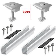 TENCE Rails Clamp Module Mount Mounting PV Photovoltaic Roof Solar Panel  Solar Power