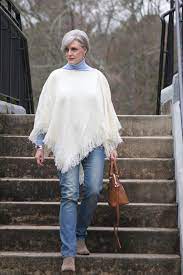 Put A Poncho On Style At A Certain Age Popular Fall Outfits Trendy Fall Outfits Casual Fall Outfits