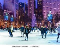 Image of Millennium Park Chicago in December