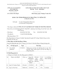 BÁO CÁO TÌNH HÌNH QUẢN TRỊ CÔNG TY NIÊM YẾT
