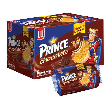 Order LU Prince Chocolate Sandwich Biscuits, 6 Snack Packs Online at Best Price in Pakistan - Naheed.pk