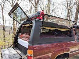 .cab trucks with a camper shell (there's a reason for the name), but one could make a suv work, although i find sleeping in the back of a truck easier. Everything You Need To Know About Truck Bed Camping Take The Truck