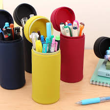telescopic lihit lab actact stand pen cases transform into easy access pen cups zip securely shut and are made from soft si standing pen case pen case jet pens