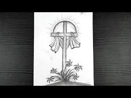 Drawing For Good Friday How To Draw Good Friday Drawing Easy Pencil Drawing Youtube Easy Drawings Cool Drawings Jesus Drawings