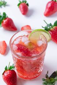 Frozen strawberries and freshly squeezed lemons, combined. Strawberry Caipiroska A Refreshingly Fruity Strawberry Vodka Drink